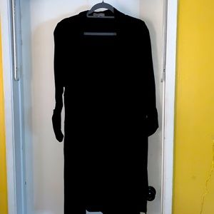Black long jacket